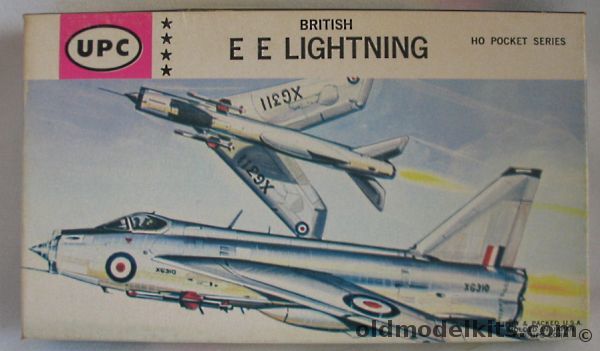 UPC 1/98 English Electric BAC Lightning - (ex Marusan), 7034-49 plastic model kit